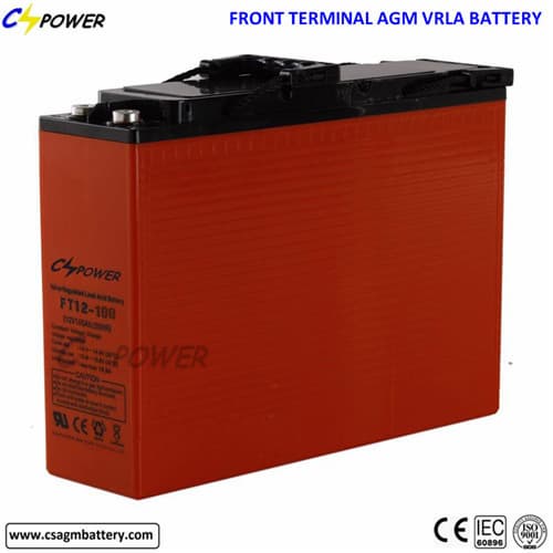 Front Terminal Battery 12V100ah solar Gel for UPS